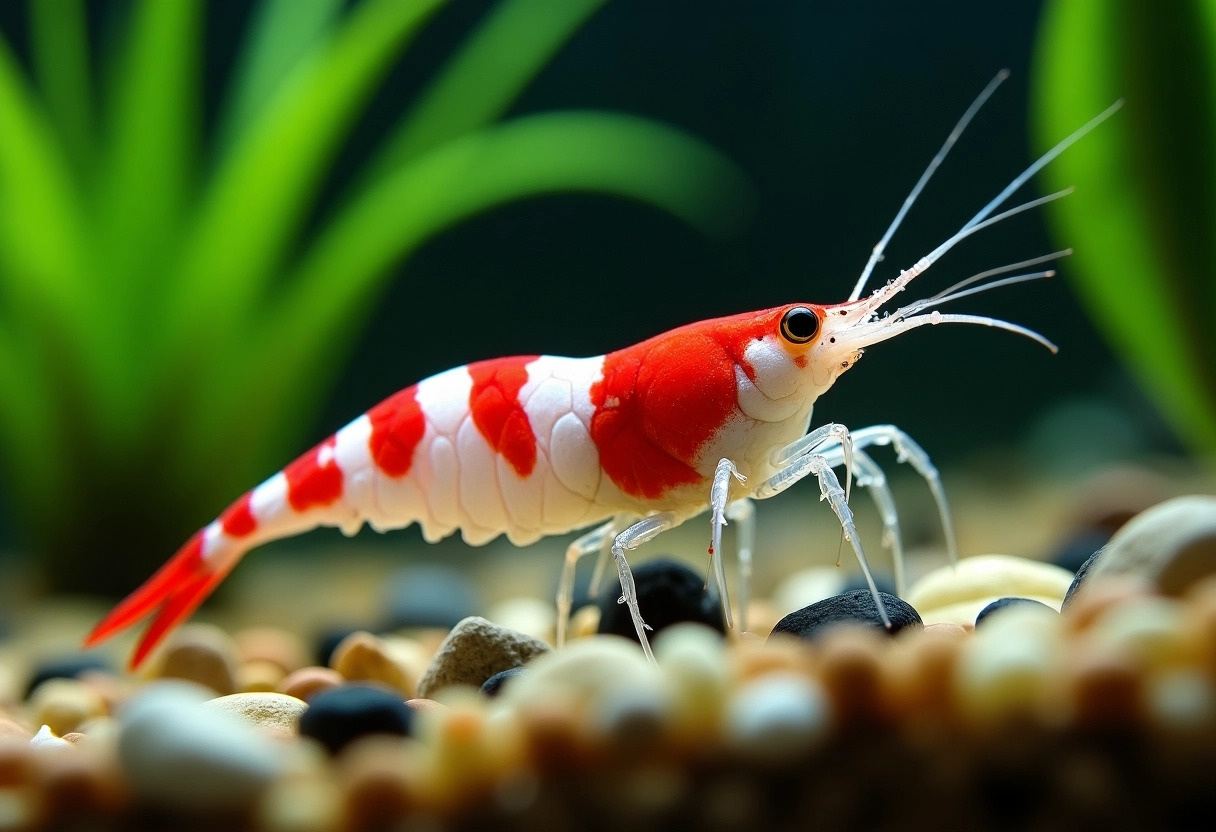 crevettes crystal red