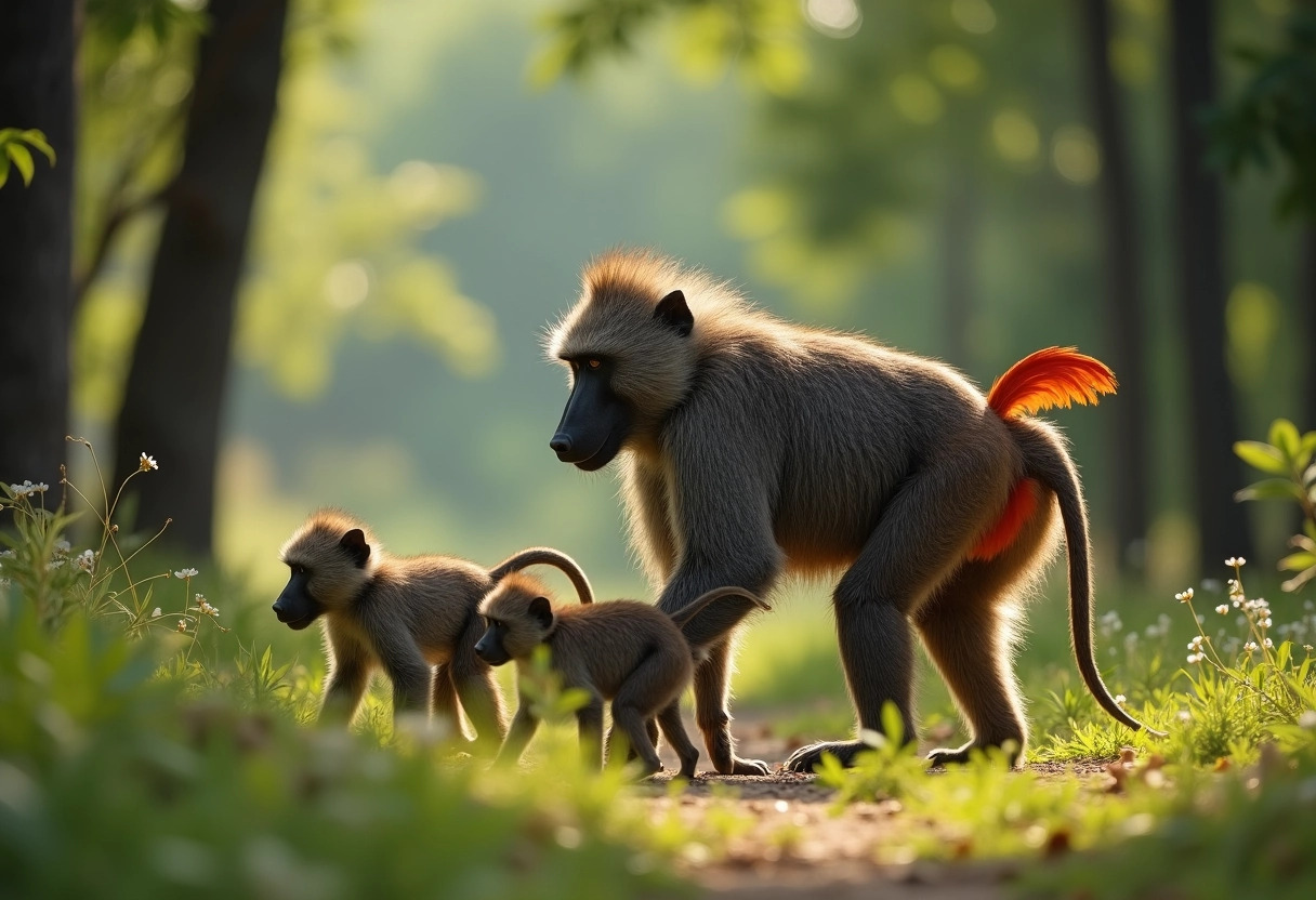 babouins  environnement