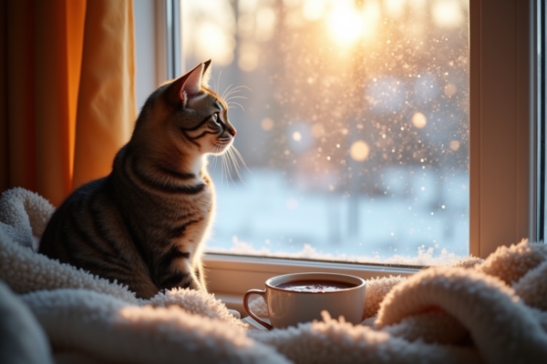 Chats en hiver : où se réfugient-ils quand il fait froid ?