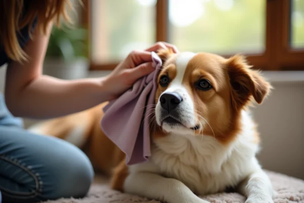 Les bons gestes pour nettoyer les yeux de votre animal