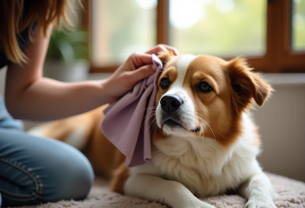 Les bons gestes pour nettoyer les yeux de votre animal