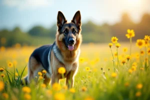 Le berger allemand bleu : mythe ou réalité ?