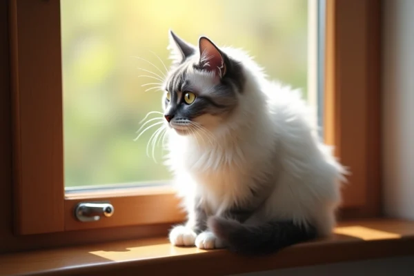 Le chat blanc et gris : histoire et légendes d’une robe fascinante