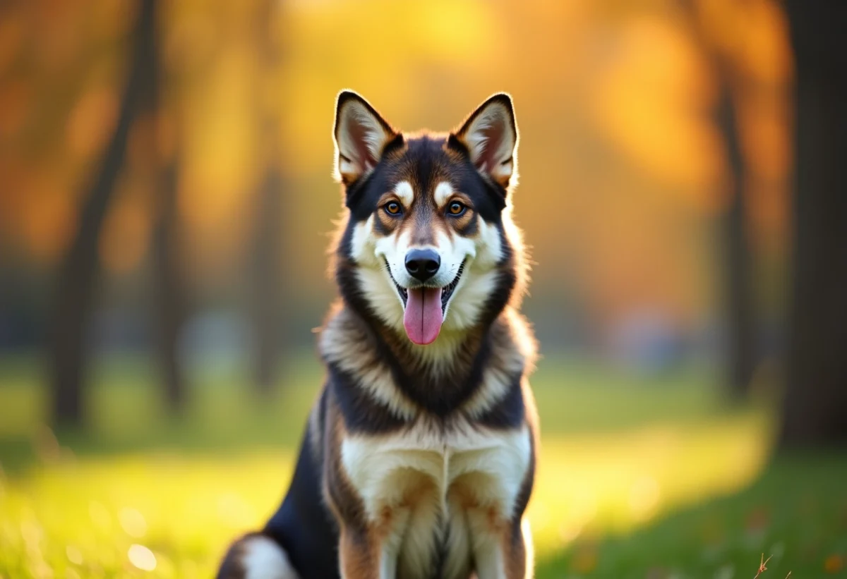 Husky croisé Berger allemand : tempérament et comportement