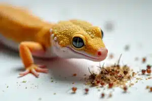 Crottes de gecko : indices de leur régime alimentaire